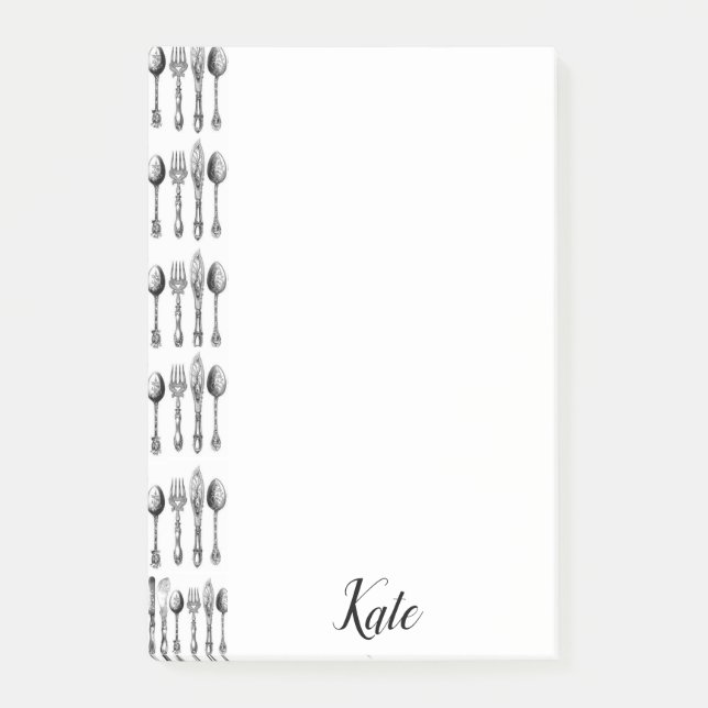 Post-it Notes Spoons Utensils (Front)