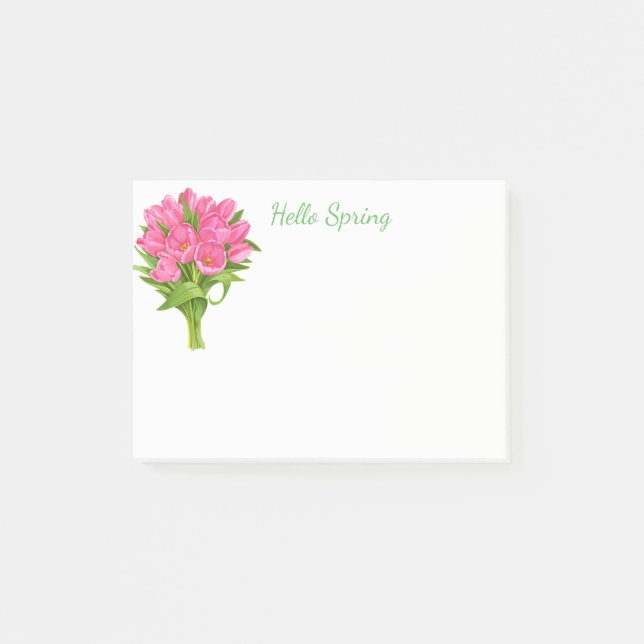 Post-it-Notes-Spring Flowers Post-it Notes (Front)