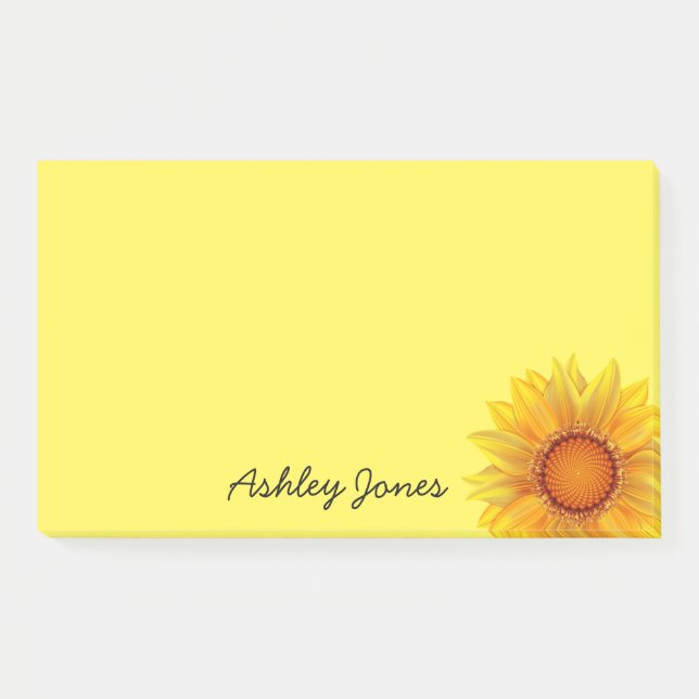 Post-it-Notes-Sunflower Post-it Notes (Front)