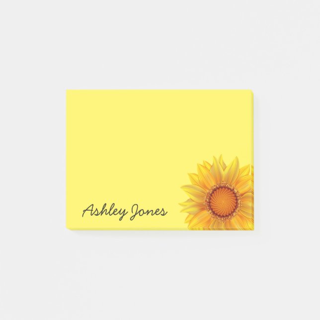 Post-it-Notes-Sunflower Post-it Notes (Front)