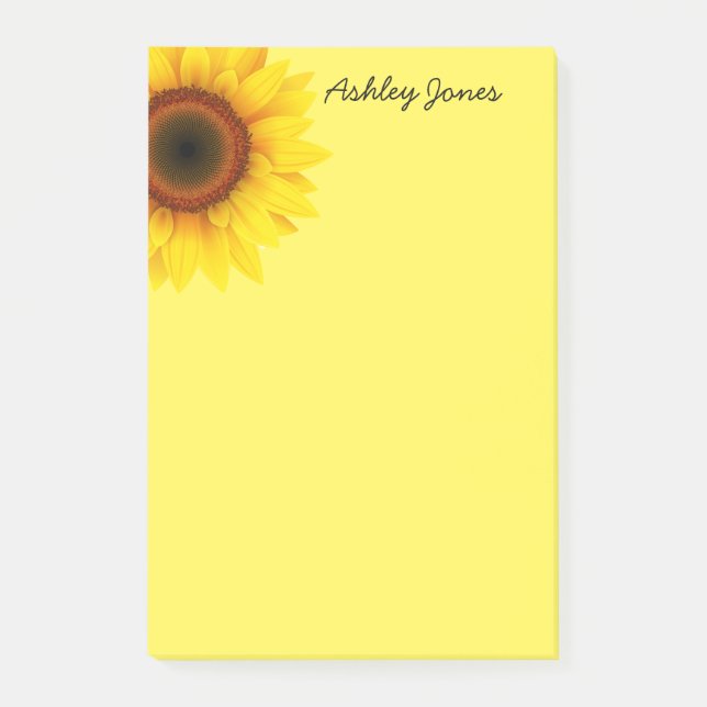 Post-it-Notes-Sunflower Post-it Notes (Front)