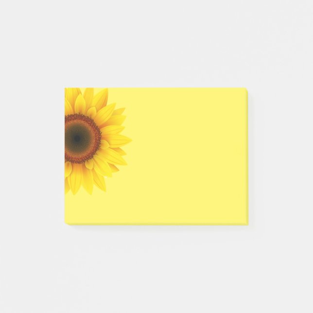 Post-it-Notes-Sunflower Post-it Notes (Front)