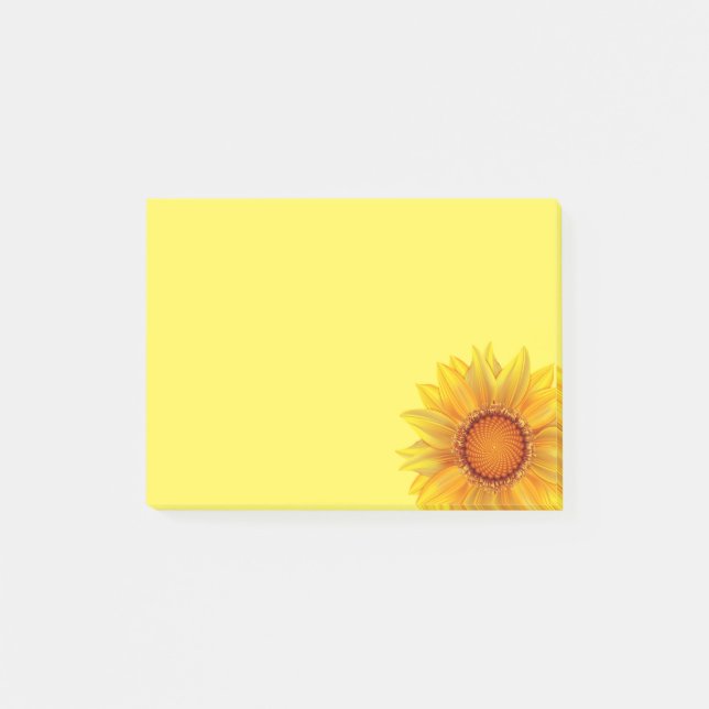 Post-it-Notes-Sunflower Post-it Notes (Front)