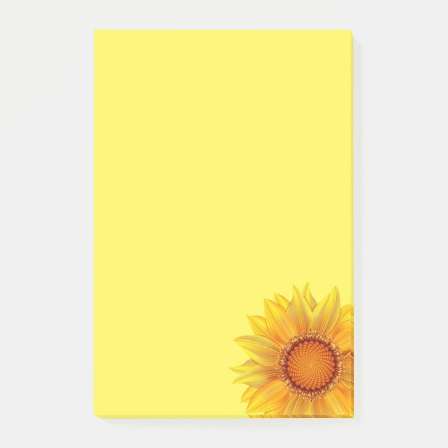 Post-it-Notes-Sunflower Post-it Notes (Front)