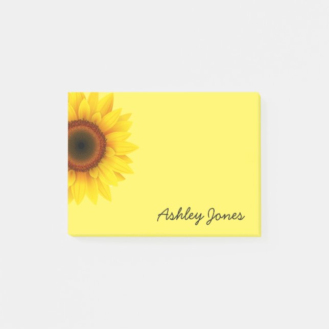 Post-it-Notes-Sunflower Post-it Notes (Front)