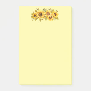 Post-it-Notes-Sunflowers Post-it Notes