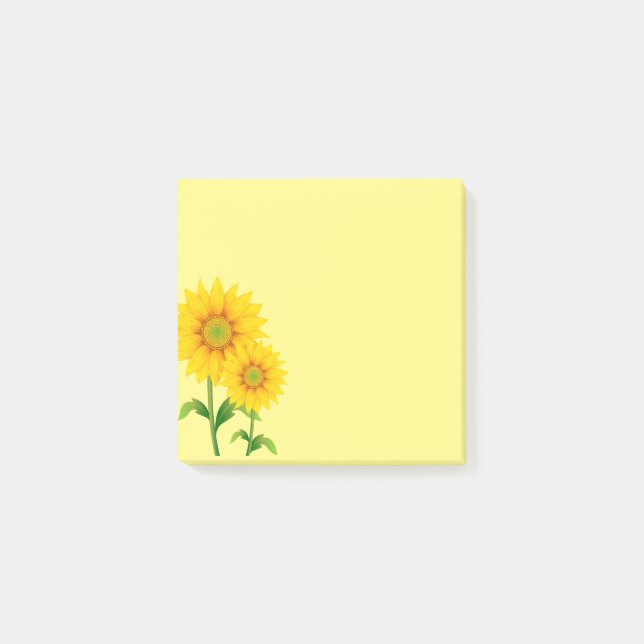 Post-it-Notes-Sunflowers Post-it Notes (Front)