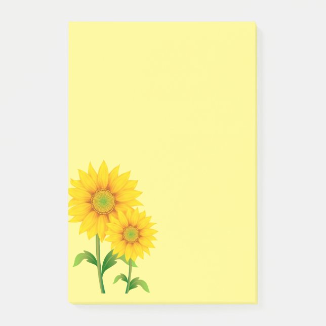 Post-it-Notes-Sunflowers Post-it Notes (Front)