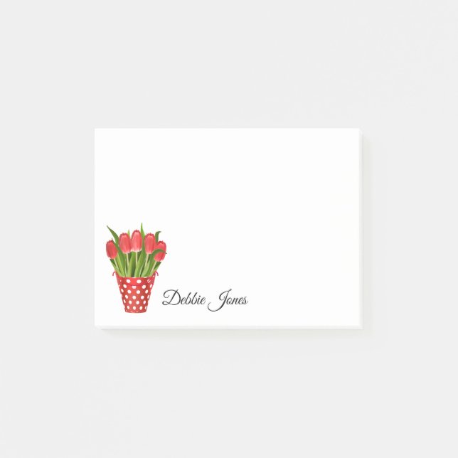 Post-it-Notes-Tulips Post-it Notes (Front)