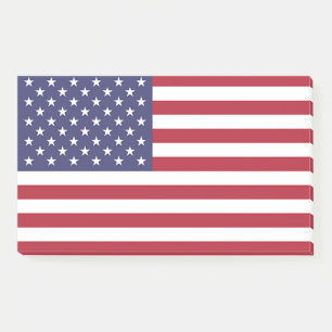 Post-it Notes with flag of USA