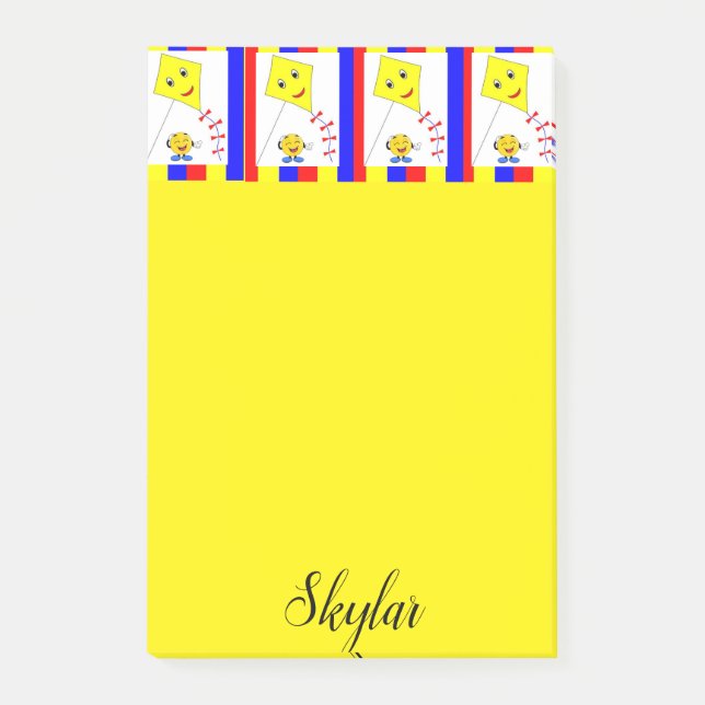 Post-it Notes Yellow Kite (Front)