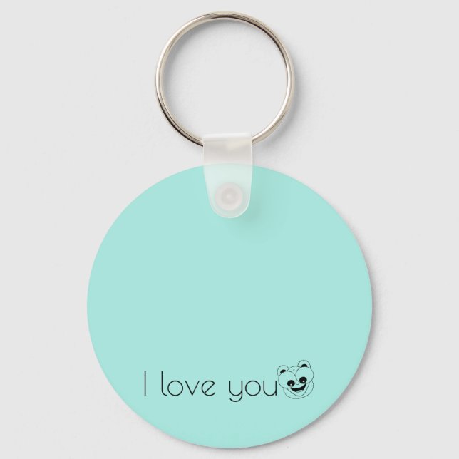 Post-it® Petit bonhomme rigolo Key Ring (Front)