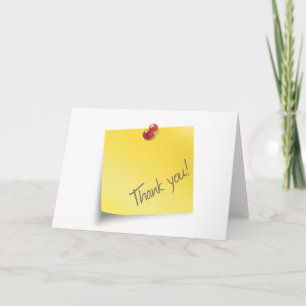 Post it Thank You Card