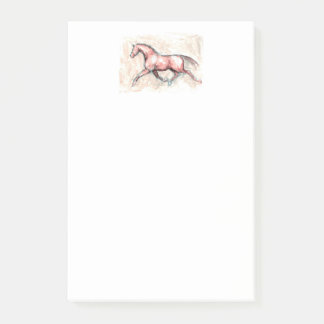 POST IT WITH HORSE POST-IT NOTES