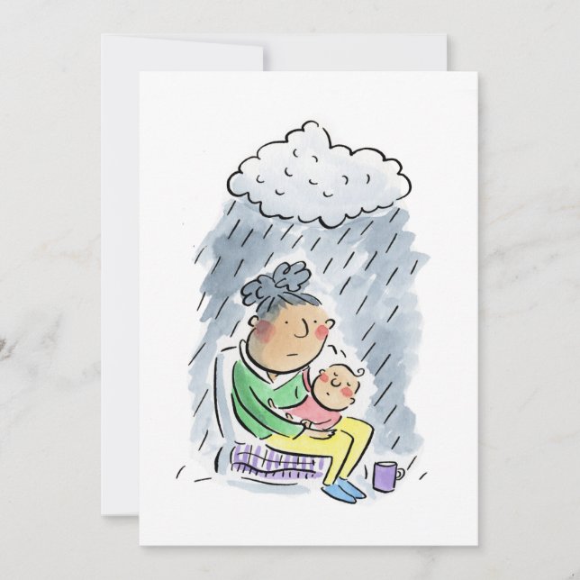 Post Natal Depression Invitation (Front)