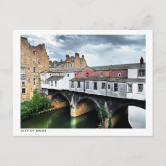 Post of the City of Bath, UK Postcard