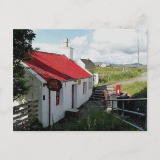 Post Office, Balallan, Isle of Lewis, Scotland Postcard