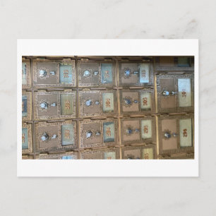 post office boxes  postcard