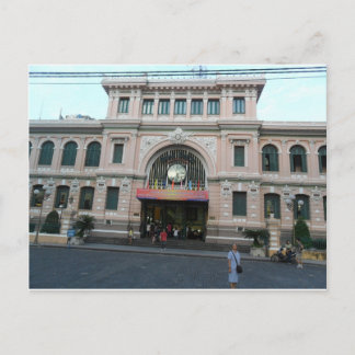 Post Office building in Ho Chi Minh, Vietnam Postcard