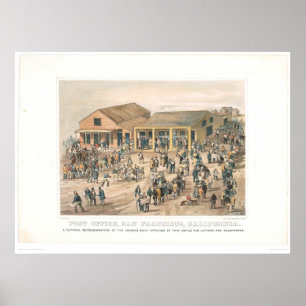 Post Office in San Francisco (1361A) Poster