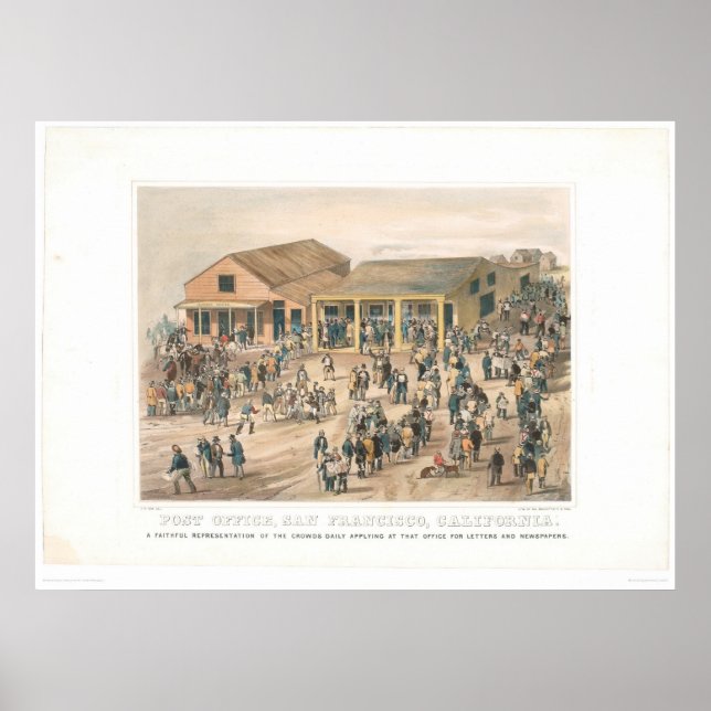 Post Office in San Francisco (1361A) Poster (Front)