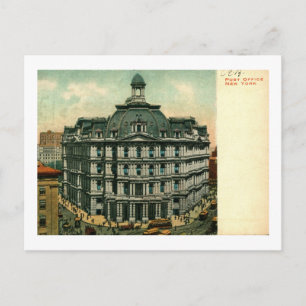Post Office, New York City Vintage Postcard