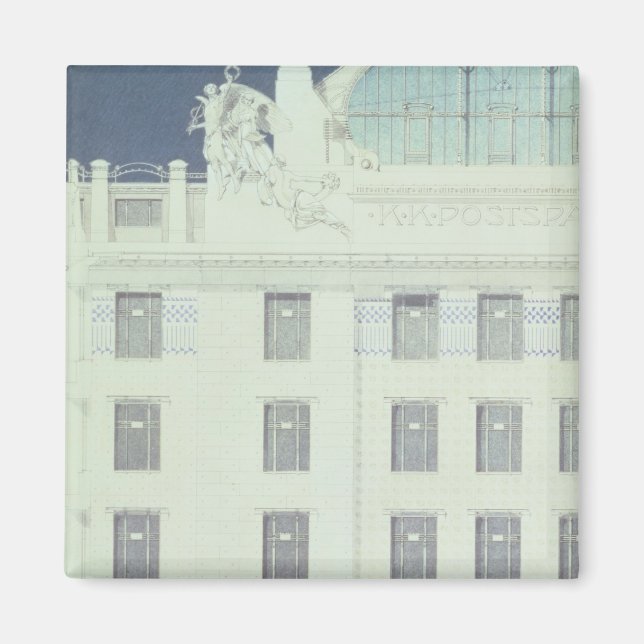 Post Office Savings Bank, Vienna Magnet (Front)