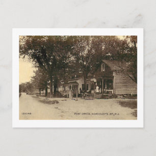 Post Office, Schooley's Mountain, NJ Vintage Postcard