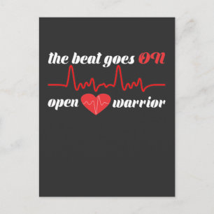 Post Open Heart Surgery Bypass Recovery Get Well Postcard