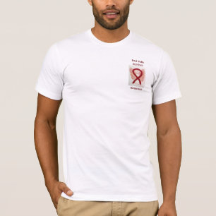 Post-Polio Survivor Awareness Ribbon Angel Tee