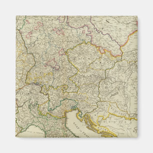 Post roads Germany, Hungary Magnet