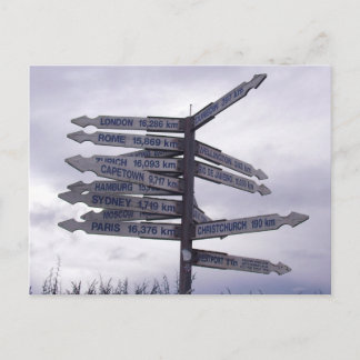 Post Sign Postcard