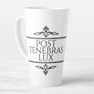 Post Tenebras Lux Latte Mug