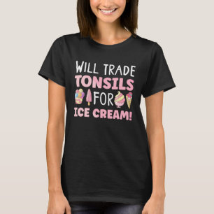 Post Tonsillectomy Recovery Tonsils Removal Surge T-Shirt
