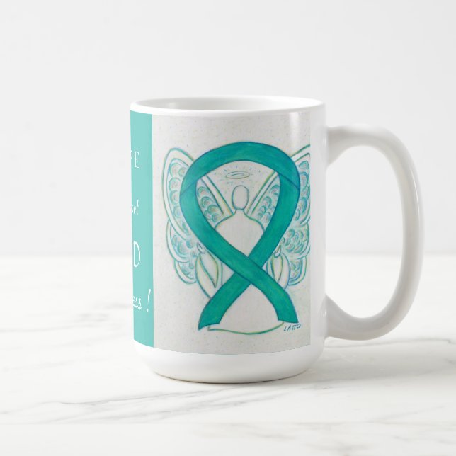 Post-Traumatic Stress Disorder Awareness Angel Mug (Right)
