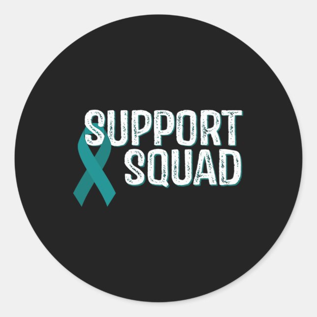 Post Traumatic Stress Disorder Awareness Support S Classic Round Sticker (Front)