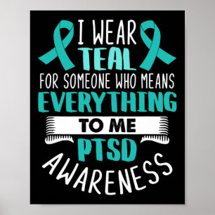 Post-traumatic Stress Disorder Warrior Ptsd Awaren Poster