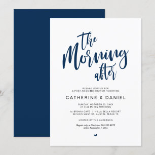 Post wedding Brunch, the morning after Invitation
