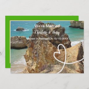 Post Wedding Reception Party Married In Portugal Invitation