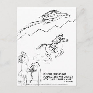 Postage rate increase haiku postcard