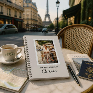 Postage Stamp Travel Adventures  Notebook