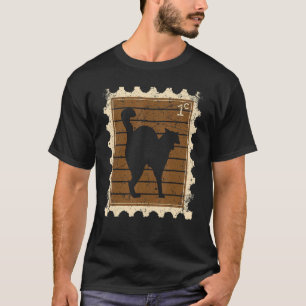 Postage Stamp With A Cat T-Shirt