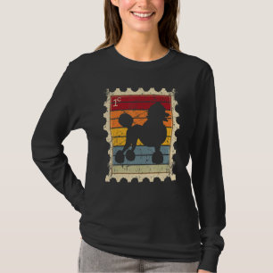 Postage Stamp With A Sunset Poodle 1 T-Shirt