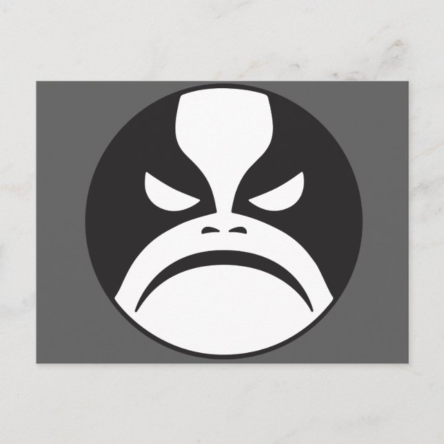 Postal Black Metal Icon Postcard (Front)