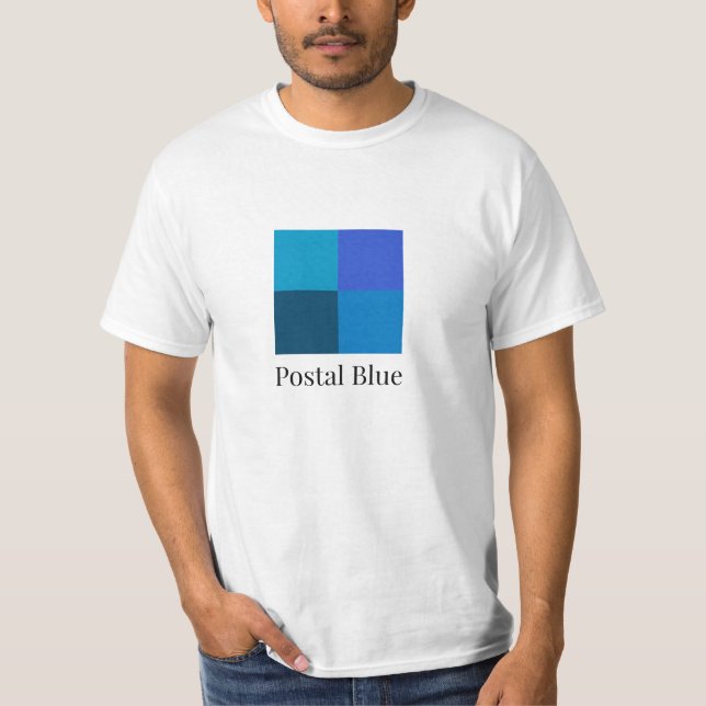 Postal Blue Big Logo T-Shirt (Front)