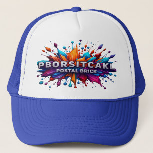 Postal Brick trucker hat