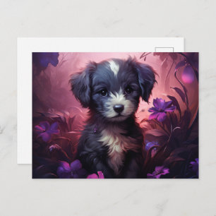 Postal Card Sunny Dog