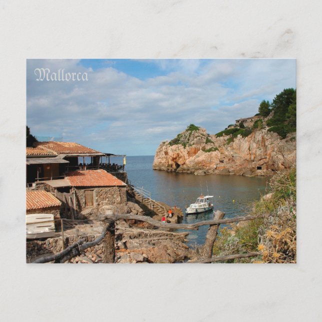 postal de Cala Deià en Mallorca - Majorca Postcard (Front)
