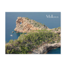 postal de Sa Foradada en Deià, Mallorca