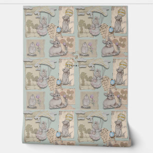 Postal Dreamscape story kidsroom wallpaper